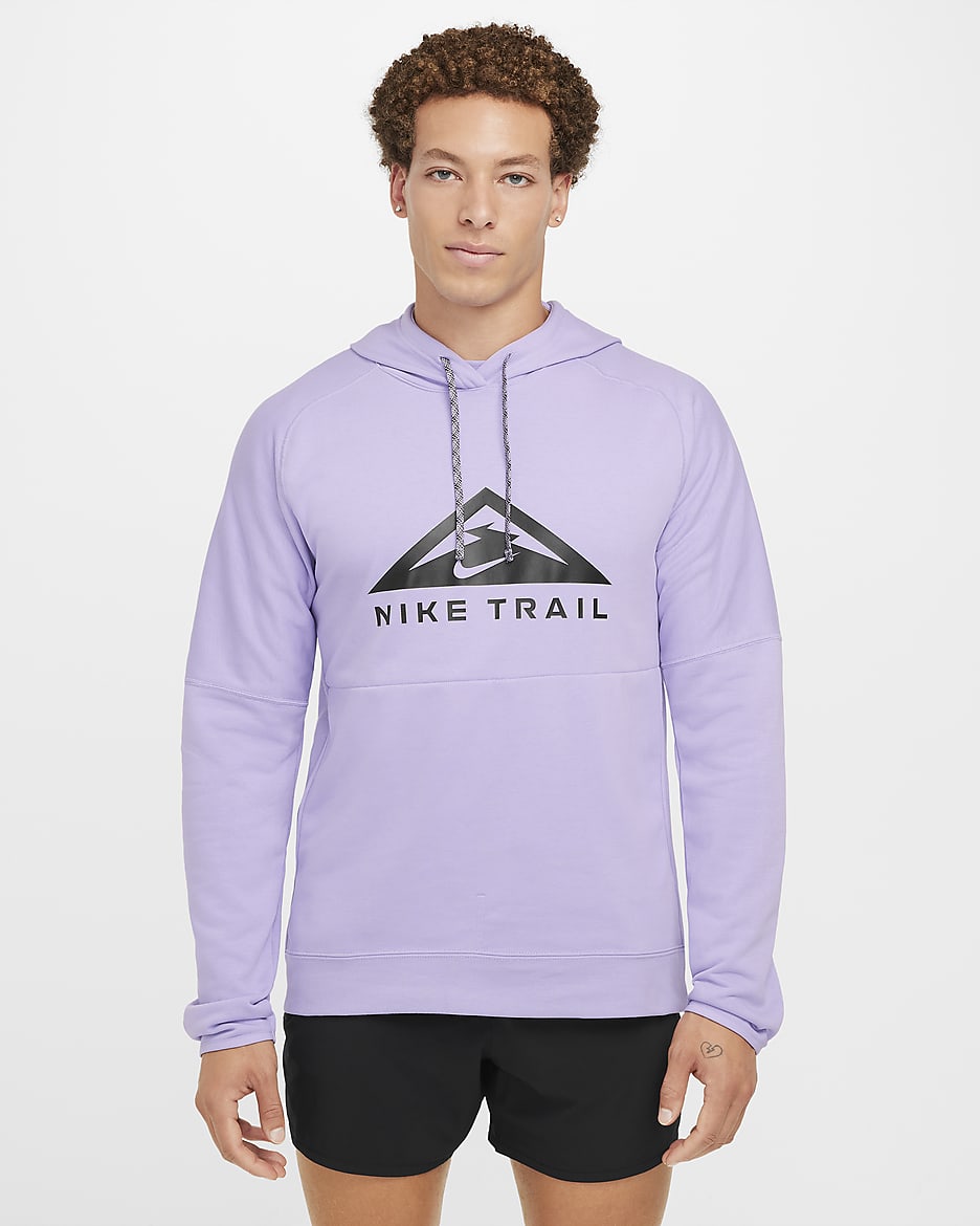 Men’s Nike Trail Mount 2024 Blanc Pullover Trail Running Hoodie